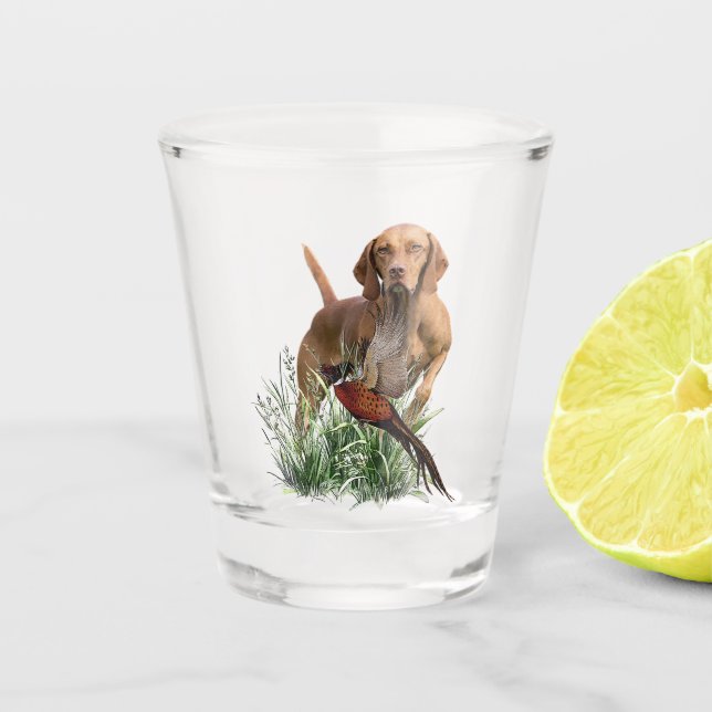 Verre A Shot Vizsla Art hongrois (Devant)