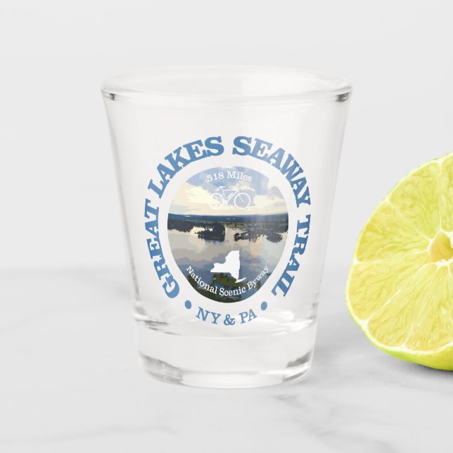 Verre A Shot Voie maritime des Grands Lacs (cyclisme c) (Devant)