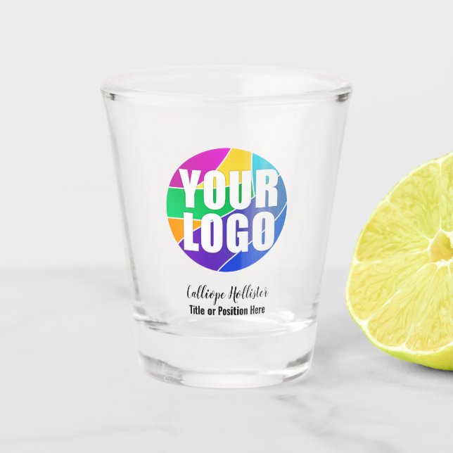Verre A Shot Votre logo promotionnel pour l'entreprise Don d'en (Devant)