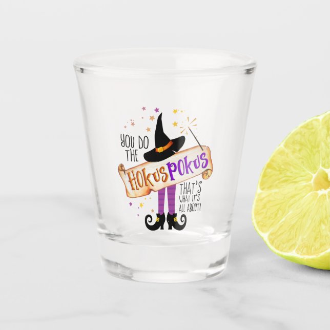 Verre A Shot Vous faites le Hokus Pokus Witch Magic ID982 (Devant)