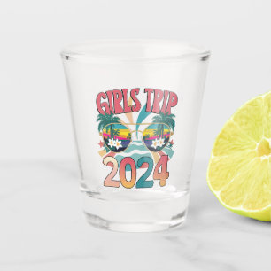 Verre A Shot Voyage super pour filles 2024 Week-end Summer Beac