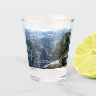 Verre A Shot Vue de Yosemite Mountain dans le parc national de