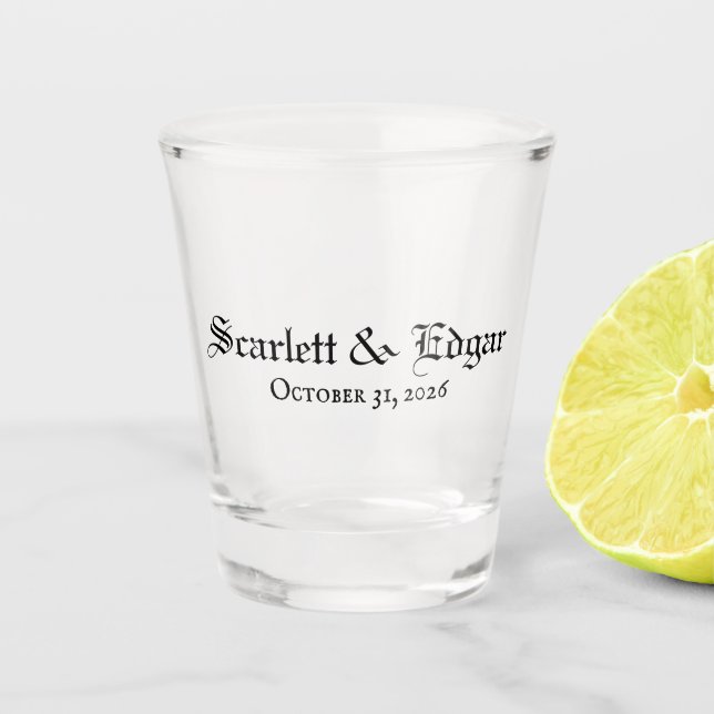 Verre A Shot Wedding Shot glass (Devant)