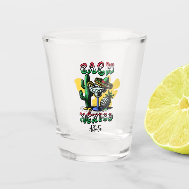 Verre A Shot week-end bachelorte mexique (Devant)