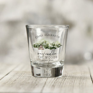 Verre A Shot Week-end dans les bois Camping Enterrement de vie