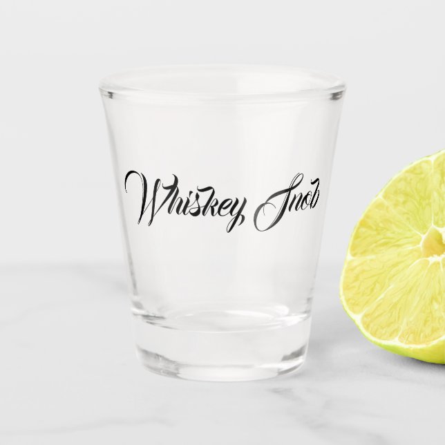 Verre A Shot Whiskey Snob Shot Glass (Devant)