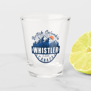 Verre A Shot Whistler Colombie-Britannique Canada Ski minimalis