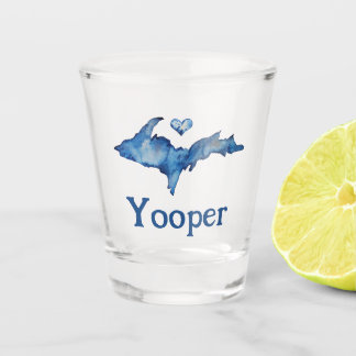 Verre A Shot Yooper U.P. Aquarelle
