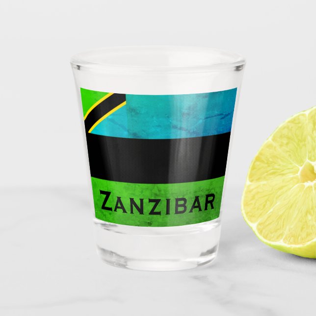 Verre A Shot Zanzibar, Tanzanie (Devant)