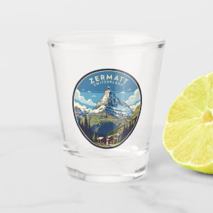 Verre A Shot Zermatt Suisse Matterhorn