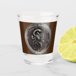 Verre A Shot Zodiaque Scorpion Personnaliser Personnellement