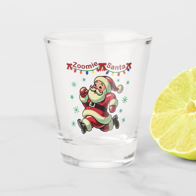 Verre A Shot Zoomie Père Noël Noël (Devant)