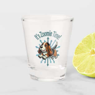Verre A Shot Zoomie Time Basset Hound
