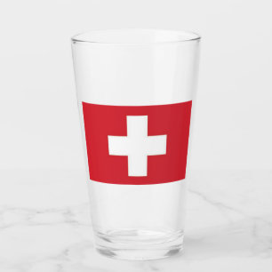 Verre à Tumbler Drapeau Suisse 16 onces