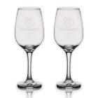 Elégant M. & Mme Calligraphy Etched