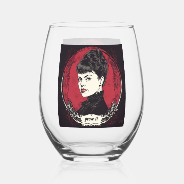 Verre à vin Lizzie Borden (Recto)