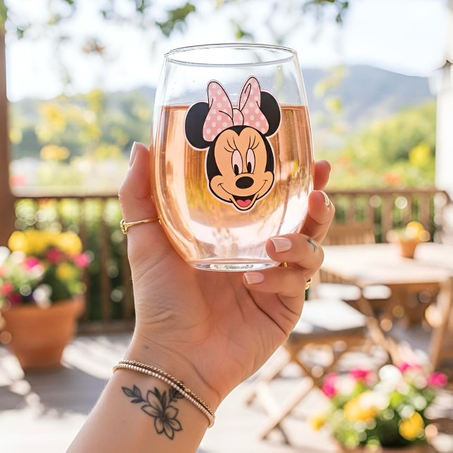 Verre à vin Minnie Stemless (Créateur téléchargé)