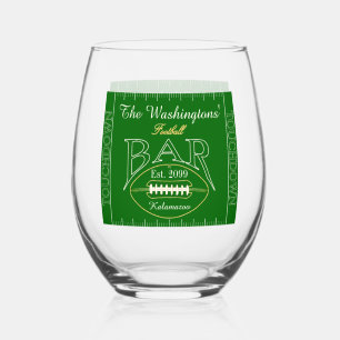 Verre À Vin Sans Pied Amusant American Football Bar Drinkware Cocktail