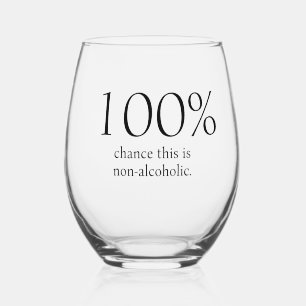 Verre À Vin Sans Pied Amusant non alcoolique