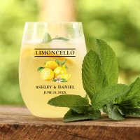 Aquarelle Citrons Verdure Mariage Limoncello
