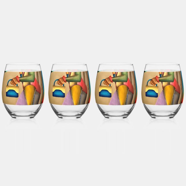 Verre À Vin Sans Pied art (Recto)