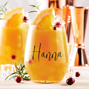 Verre À Vin Sans Pied Bachelorette Fête Favoriser Script Fille