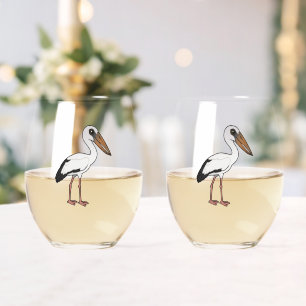 Verre À Vin Sans Pied Billet d'ouverture asiatique Birdorable