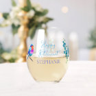 Bleu d'oiseau coloré Oubliez-moi pas la retraite d