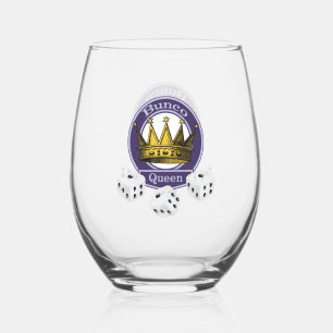 Verre À Vin Sans Pied Bunco Queen