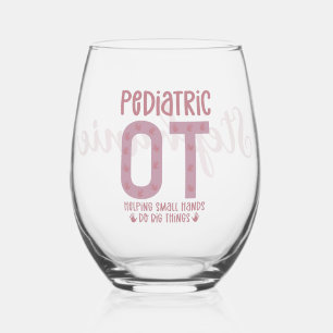 Verre À Vin Sans Pied Cadeaux d'ergothérapeute en pédiatrie OT