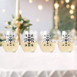 Verre À Vin Sans Pied Cadeaux juifs traditionnels pour Shabbat