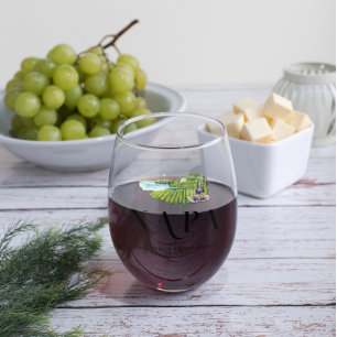 Verre À Vin Sans Pied Cave à vin de Napa Enterrement de vie de jeune f