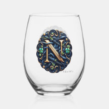 Celtic Stemless Whine Glass Set