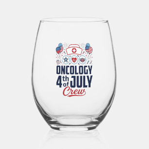 Verre À Vin Sans Pied Chemio 4 juillet Équipage Médical T-shirt patrioti