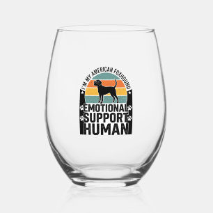 Verre À Vin Sans Pied Chemise pour soutien émotionnel humain pour Renard