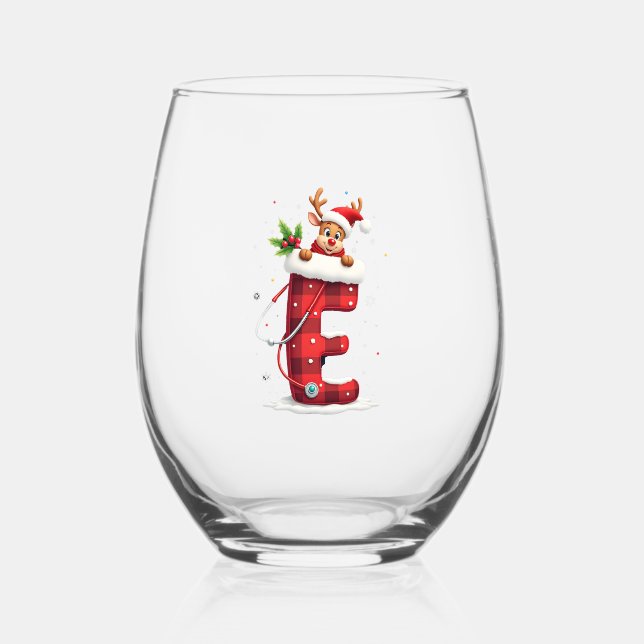 Verre À Vin Sans Pied Christmas (2) (Recto)