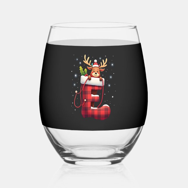 Verre À Vin Sans Pied Christmas (3) (Recto)