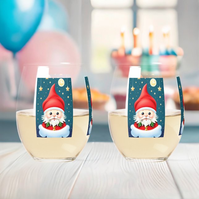 Verre À Vin Sans Pied Christmas Elf (Insitu (Baby Shower))