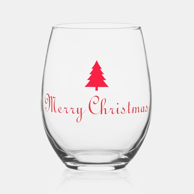 Verre À Vin Sans Pied Christmas glass (Verso)