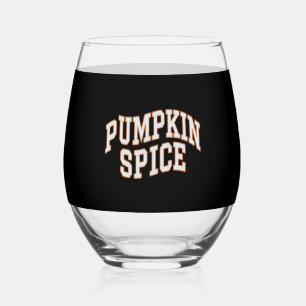 Verre À Vin Sans Pied Citrouille Spice Fall Shirt Thanksgiving