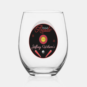 Verre À Vin Sans Pied Cocktail Pinball Arcade Drinkware
