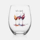 Coloré juste un peu de vin Aquarelle Nom