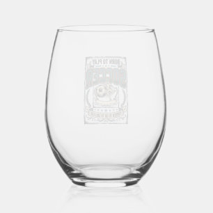 Verre À Vin Sans Pied Conception de chemise universitaire de football vi