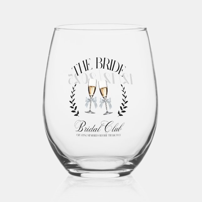 Verre À Vin Sans Pied Coquette Rose Mignonne Personnalisé  (Recto)