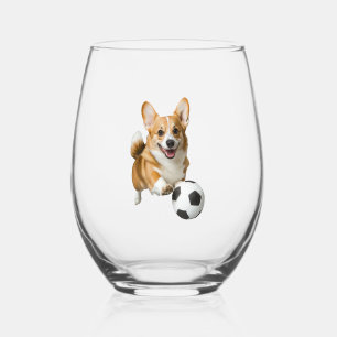 Verre À Vin Sans Pied Corgi