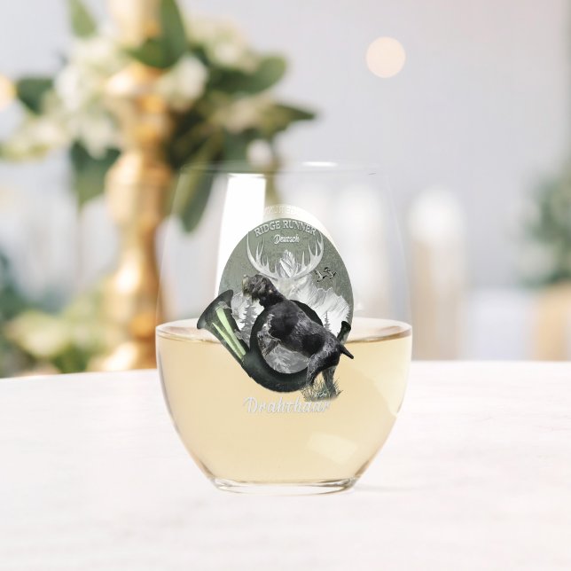 Verre À Vin Sans Pied Deutsch Drahthaar (Insitu (Mariage))