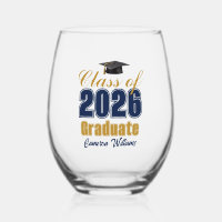 Diplômé de la promotion 2026 bleu marine or