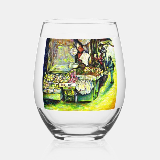 Verre À Vin Sans Pied Dit pour impliquer toute l'idée (Recto)