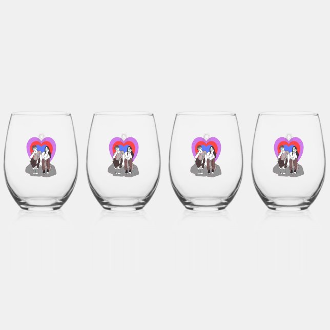 Verre À Vin Sans Pied Drinkware Set (Recto)