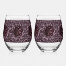 Ensemble de Drinkware Mandala rose